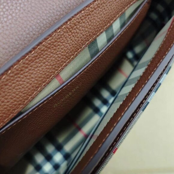 Burberry Leather and Vintage Check Note Bag - Picture 11 of 11